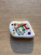 Mały książe, magnes na lodówkę, malowany kamień