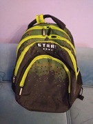 Plecak szkolny wielokomorowy Minecraft czarny, zieleń, 18 l