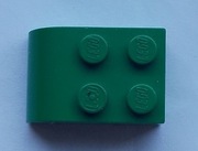 Lego 6215 Zielony stok, zakrzywiony 3 x 2 z 4 kołkami 4162