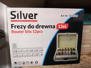 Silver frezy do drewna router bits 12pcs s10326 (dla makita)(DO NEGOCJACJI)