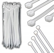 OPASKA ZACISKOWA KABLOWA TRYTYTKA TRYTKA 3.6x200 MM BIAŁA 50 SZTUK ZESTAW