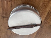 Aluminiowa menażka z akcesoriami z czasów PRL