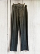Nowe spodnie Boohoo z ekoskóry, Made in Italy, limitowana kolekcja, r. 36
