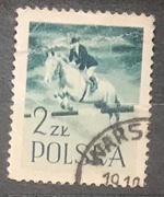 1 znaczek Polska PRL Jeździectwo 1959 r. 