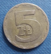 Moneta 5 złotych 1977r.