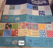 Blok papierów kreatywnych A4 100g mix wzorów