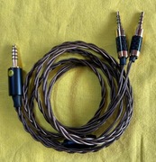 CROSSZONE CZ-1 CZ-8A CZ-10 KABEL 4.4mm 1.2m LITZ CRYO CZYSTA MIEDŹ OCC