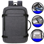 PLECAK NA LAPTOPA BIZNESOWY Plecak Wielofunkcyjny Do Samolotu PODRÓŻNY