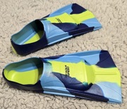 Niebiesko-limonkowe płetwy Aqua Speed 33-34