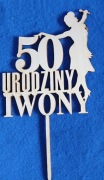 ozdoba urodzinowa topper 