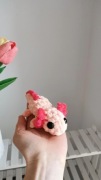 Aksolotl na szydełku handmade 