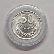 50 gr groszy 1984 w kapslu Real foto Stan 1/-1