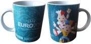 Kubek piłka nożna UEFA EURO 2012 - POLAND-UKRAINE - turkusowy - NOWY