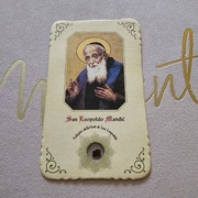 relikwia obrazek Leopold Mandić