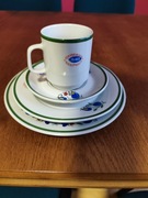 Porcelana Lubiana - Karczma Słupska SPOŁEM - Wzór Kaszubski (Trio)