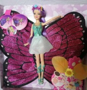 Macha skrzydłami Lalka Barbie Motyl Wróżka Fairy Mariposa