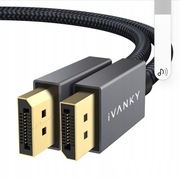 Kabel DisplayPort 3m 4K 60HZ 3840 x 2160 iVanky Mocny w Oplocie