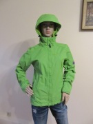 JACK WOLFSKIN texapore damska kurtka zielona lekka wodoodporna wiatrówka_ S