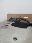XYJ NÓŹ FULL TANG 15 CM Z KABURĄ ORYGINALNY NÓŻ SZEFA KUCHNI