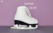 Łyżwy figurowe - rozmiar 33/34 - wkładka 21,5 cm [#57]