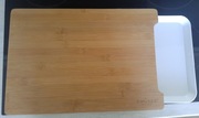 Duża deska do krojenia bambus z szufladką SMUKEE KITCHEN