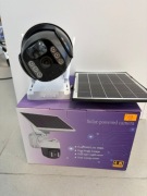 Kamera solarna WiFi 4K obrotowa + panel słoneczny | Monitoring zewnętrzny