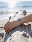 Bransoletka handmade nowa kwiaty