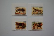 Burundi Sw 2066-69** dzikie koty