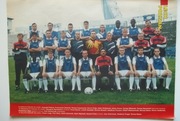 LECH Poznań -- plakaty drużyny  (sezony: 1996/97 do 2002/03)