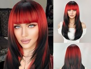 Peruka rudo-czarna One size