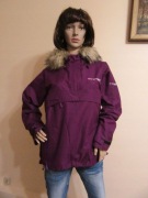 Brandsdal damska kurtka z kapturem fiolet fuksja _ L