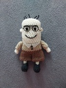 Brelok, przywieszka Konieczko na szydełku Włatcy Móch