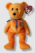 Ty Beanie Babies Decada 2003 miś pomarańczowy połysk maskotka 21cm