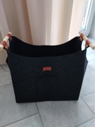 Filcowy kosz z uchwytami praktyczny organizer do domu nowy na prezent