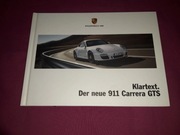 2010 2011 Porsche 911 Carrera GTS Prospekt niemiecki 62 strony twarda okł.