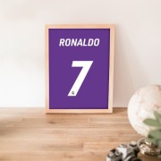 Cristiano Ronaldo koszulka Real Madryt - plakat 