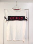 Guess 34XS biała bluzka damska koszulka z krótkim rękawem biały t-shirt 