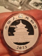 Chińska Panda 30 gramów Srebra 2023