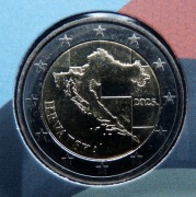 CHORWACJA 2025 2 EURO OBIEGOWE UNC !!!!!RAR!!!!!