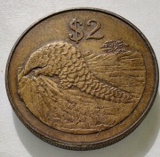 ZIMBABWE 2 Dollars 2001 ŁADNA