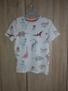 T-shirt z bio bawełny w dinozaury C&A r. 122