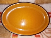 Półmisek owalny | Pruszków | 27x19cm | Porcelit | Pomarańcz | BDB