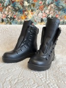 Buty wojskowe skóra naturalna glany rozmiar 255