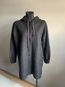 Gudrun Sjoden płaszcz kurtka wełniana grafitowy kolor 100% wełna wool L XL