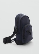 Nowa z metką torebka saszetka z kieszenią MANGO granat