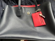 Torebka TOMMY HILFIGER  torebka damska granatowa LOGO