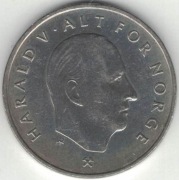 Norwegia 1 korona krone 1993 - 25 mm - nr 3