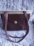 BOA ,skorzana super torebka,vintage,tanio