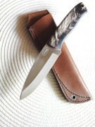 Nóż Myśliwski 21/Stal O2/62HRC/Róg 