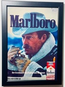 Plakat w ramce Marlboro Cowboy dla chłopaka dekoracja western prezent